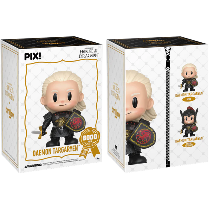 Thrilljoy PIX! Game of Thrones: House of the Dragon - Daemon Targaryen Pix! Vinyl Figure (chance of Daemon Targaryen CHASE)