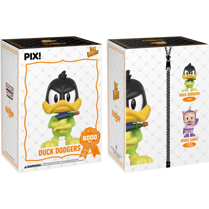 Thrilljoy x Duck Dodgers in the 24½th Century (1953) - Duck Dodgers Pix! Vinyl Figure (chance of Space Cadet CHASE)