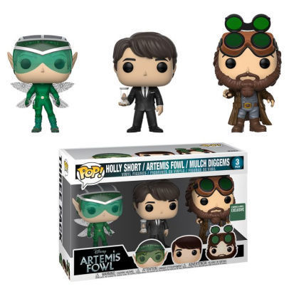 Funko POP! Disney Holly Short, Artemis Fowl & Mulch Diggems 3-Pack Exclusive