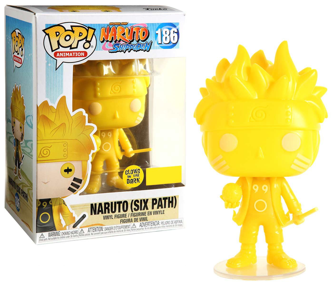 Funko POP! Animation: Naruto Shippuden Six Path (Glows in The Dark) Exclusive #186