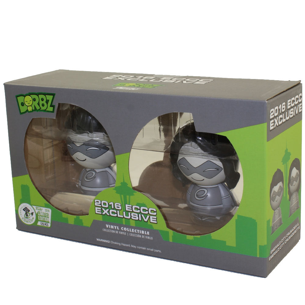 Funko POP! Pins Emerald City Crusader & Crusaderette 2-Pack Exclusive
