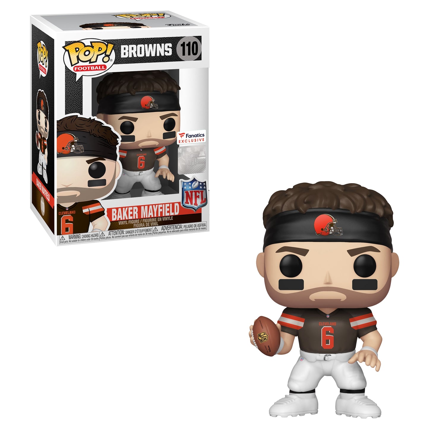 Funko POP! Football NFL Cleveland Browns - Baker Mayfield #110 Exclusive