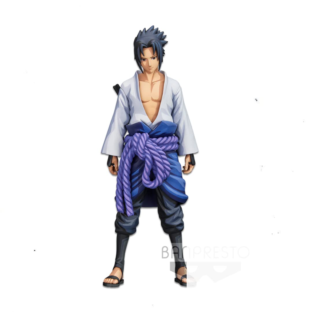 Banpresto Naruto Shippuden Grandista Uchida Sasuke Manga Dimensions Figure