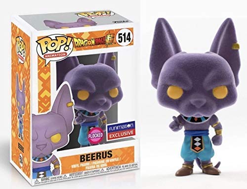 Funko POP! Dragon Ball Z - Flocked Beerus #514 (Funimation Exclusive)