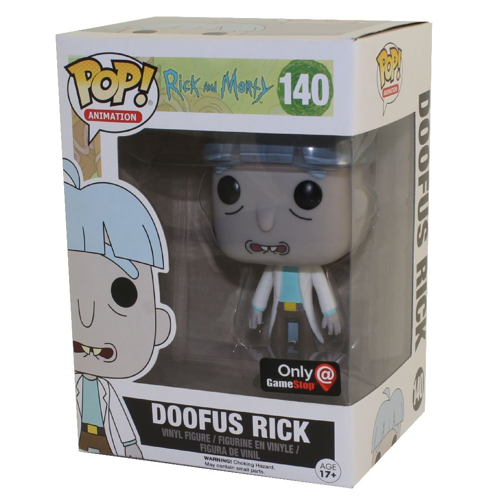 Funko POP! Animation Rick and Morty Doofus Rick #140 (Exclusive)