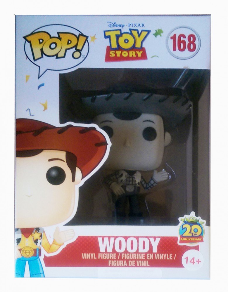 Funko POP! Disney #169 Toy Story Black & White Woody (Box Lunch Exclusive)