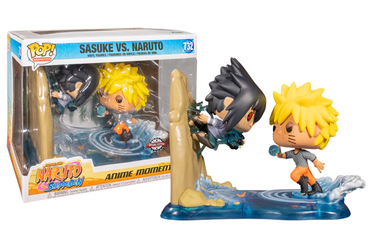 Funko POP! Naruto Shippuden Naruto Vs Sasuke Exclusive Anime Moments