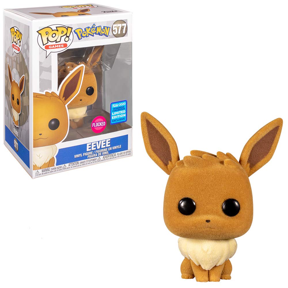 Funko POP! Games Flocked Eevee Wondrous Convention Exclusive #577