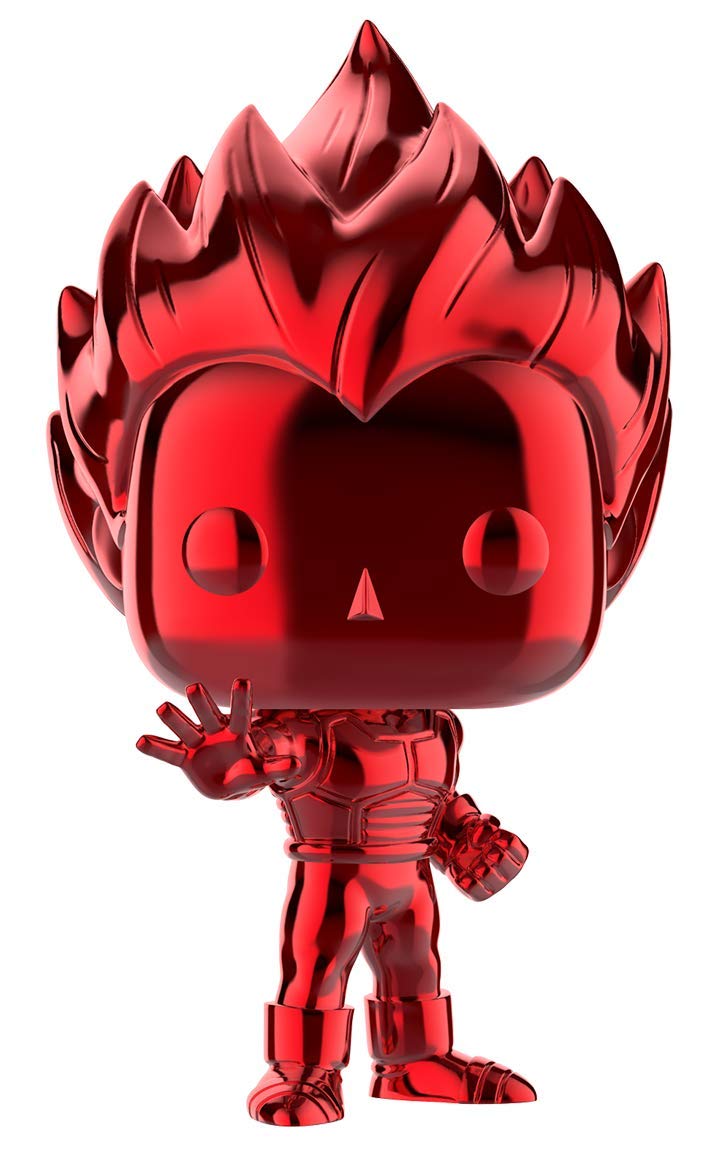 Funko POP! Animation Dragon Ball Z Super Saiyan Vegeta (Red Chrome) #154 2019 SDCC Shared Exclusive