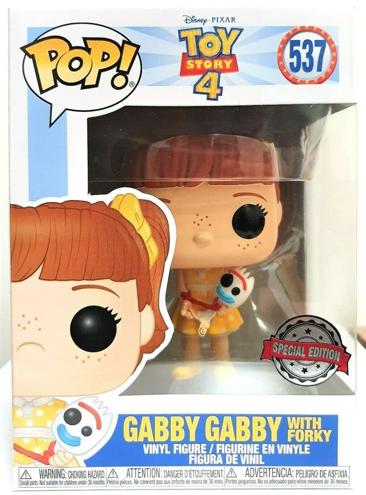 Funko POP! Disney Toy Story 4 Gabby Gabby Holding Forky Exclusive