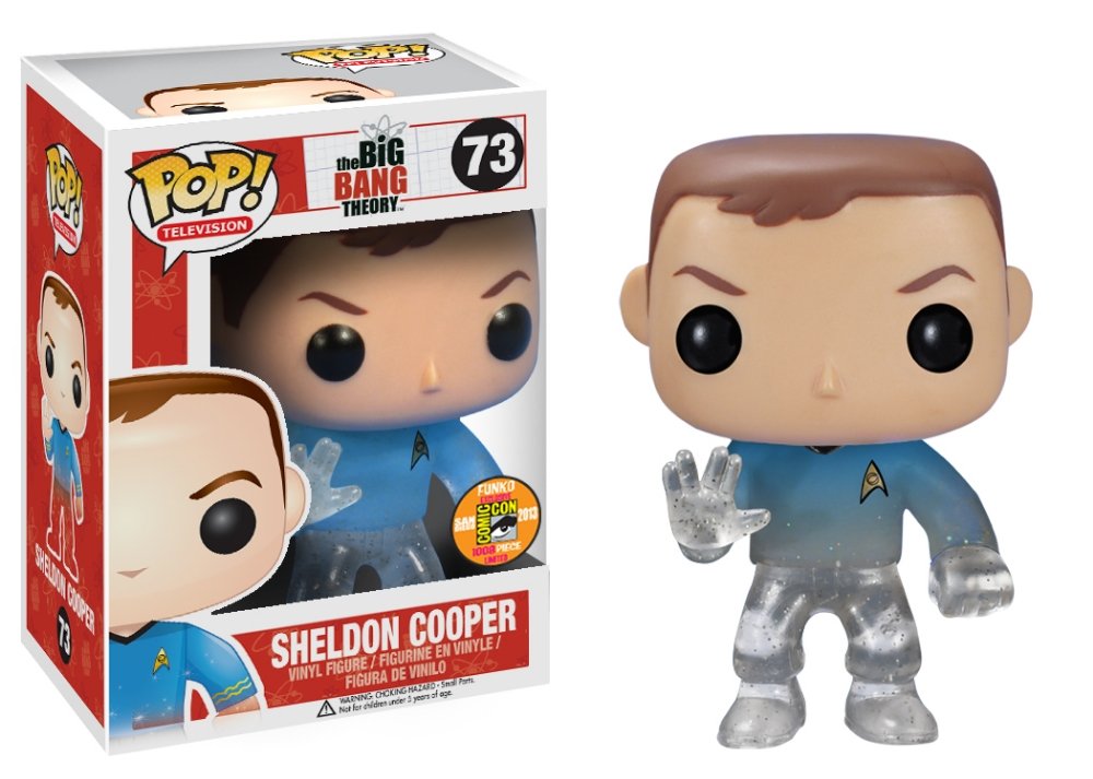 Funko POP! Television Sheldon Star Trek Blue Shirt Vinyl Figure (SDCC Exclusive)