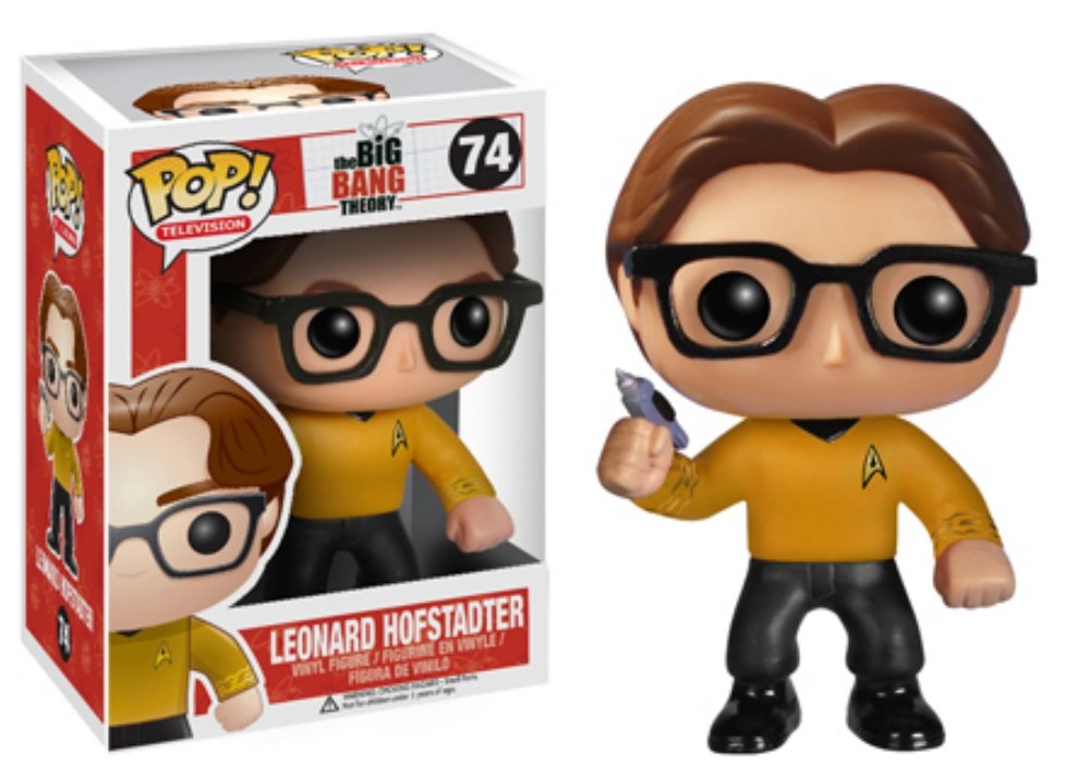 Funko POP! Television Big Bang Theory Leonard Star Trek