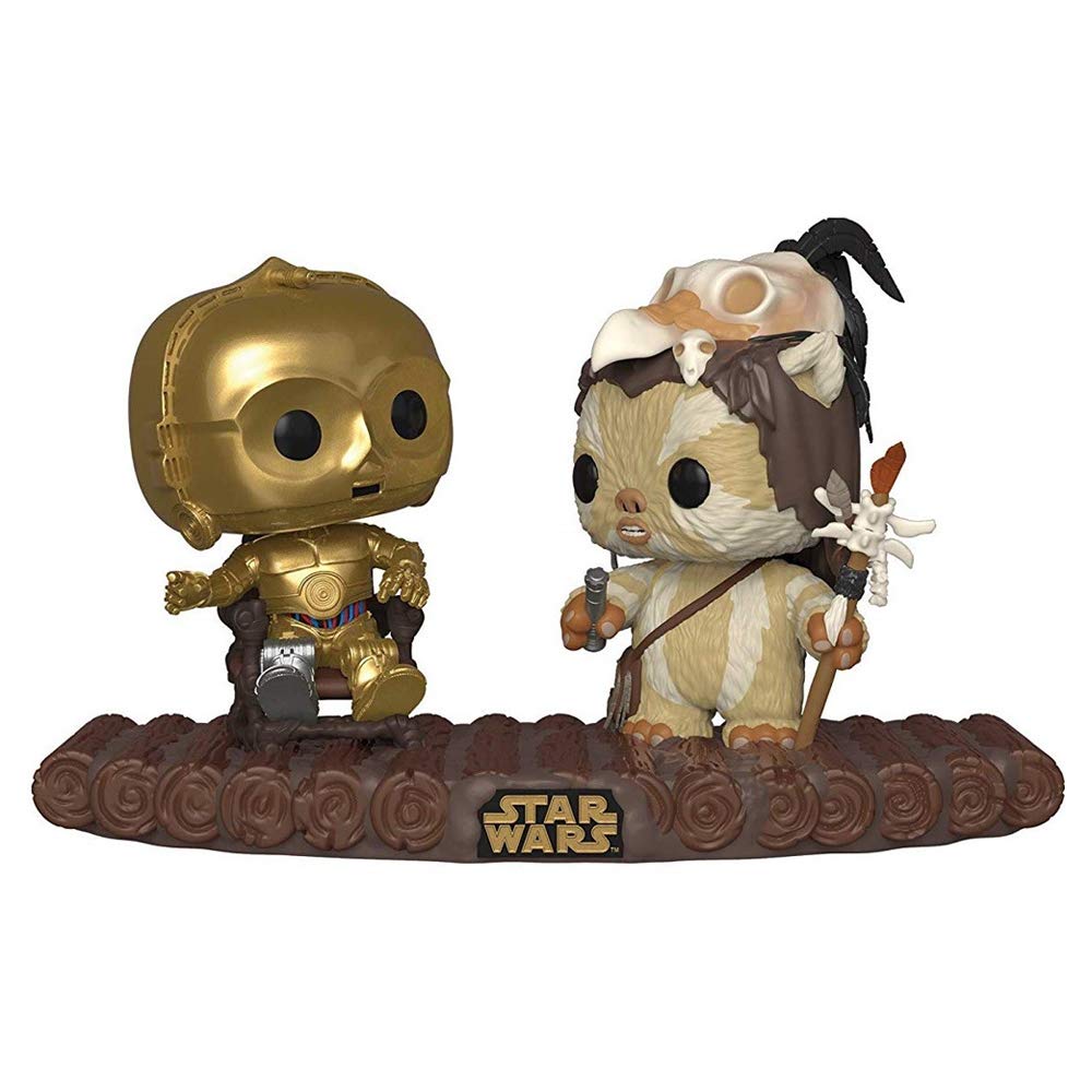 Funko POP! Movie Moment Star Wars: Return of The Jedi - C-3PO on Throne