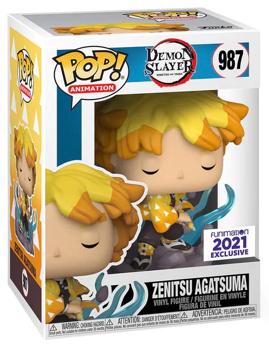 Funko POP! Animation Demon Slayer Zenitsu Agatsuma Funimation 2022 Exclusive