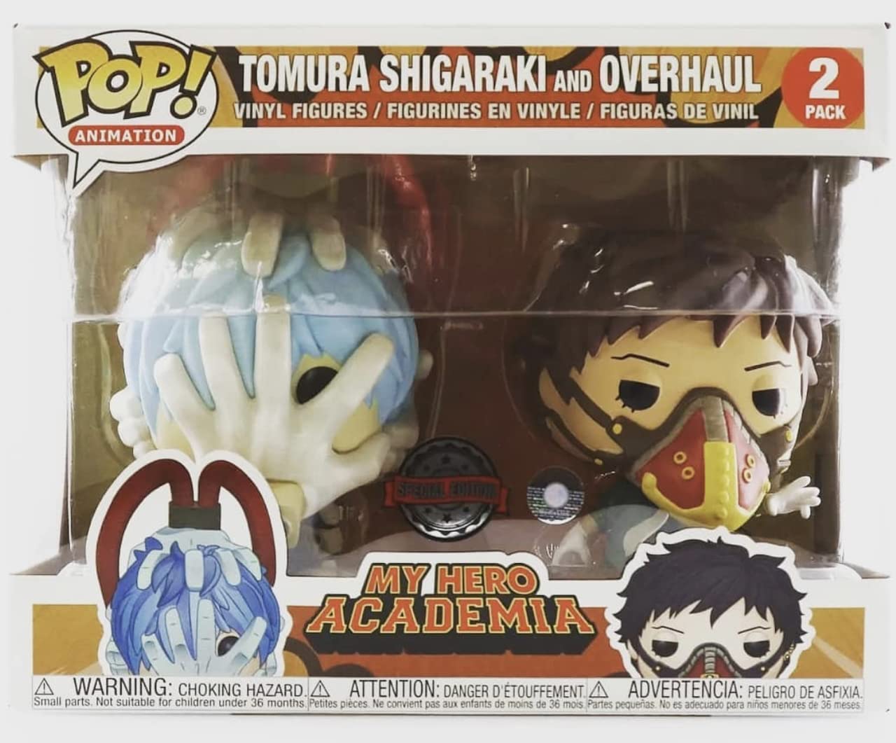 Funko POP! Animation My Hero Academia Tomura Shigaraki and Overhaul 2-Pack
