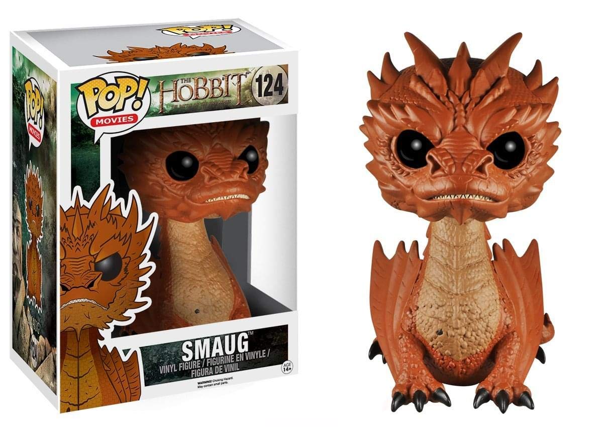 Funko POP! Movies Hobbit 3 6 Inch Smaug #124 (Colors May Vary)