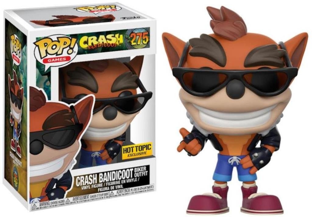Funko POP! Games Crash Bandicoot #275 (Biker Outfit)