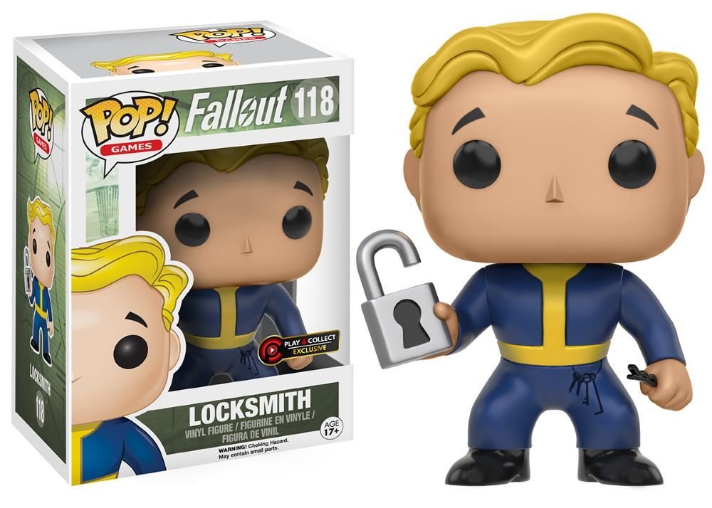 Funko POP! Games Fallout Locksmith #118 Play & Collect Exclusive