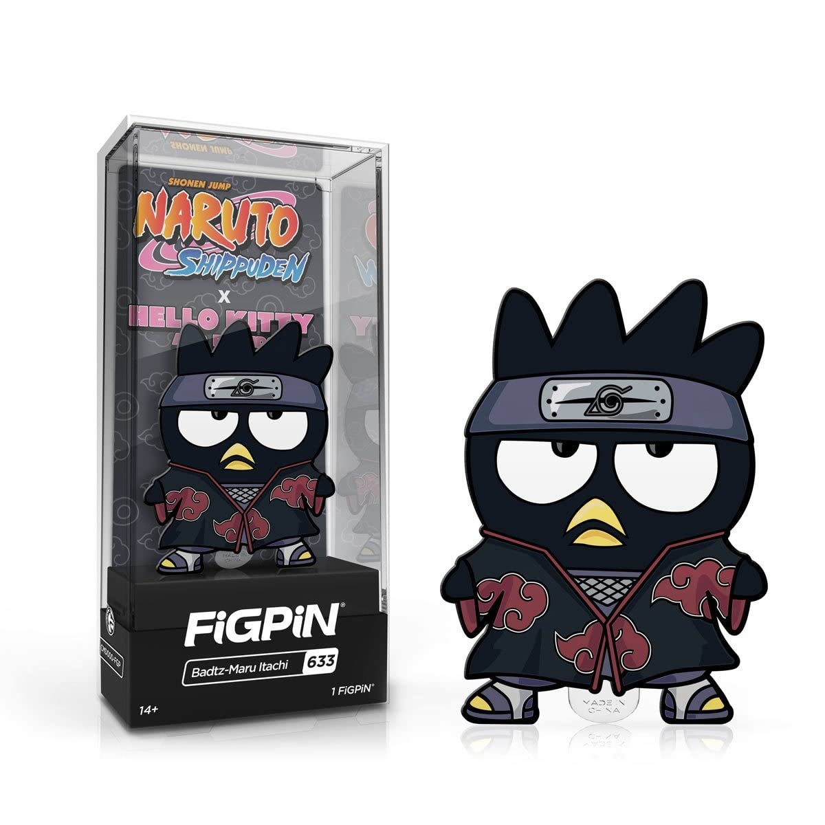 FiGPiN Shonen Jump Naruto Shippuden X Hello Kitty and Friends - Badtz-Maru Itachi #633