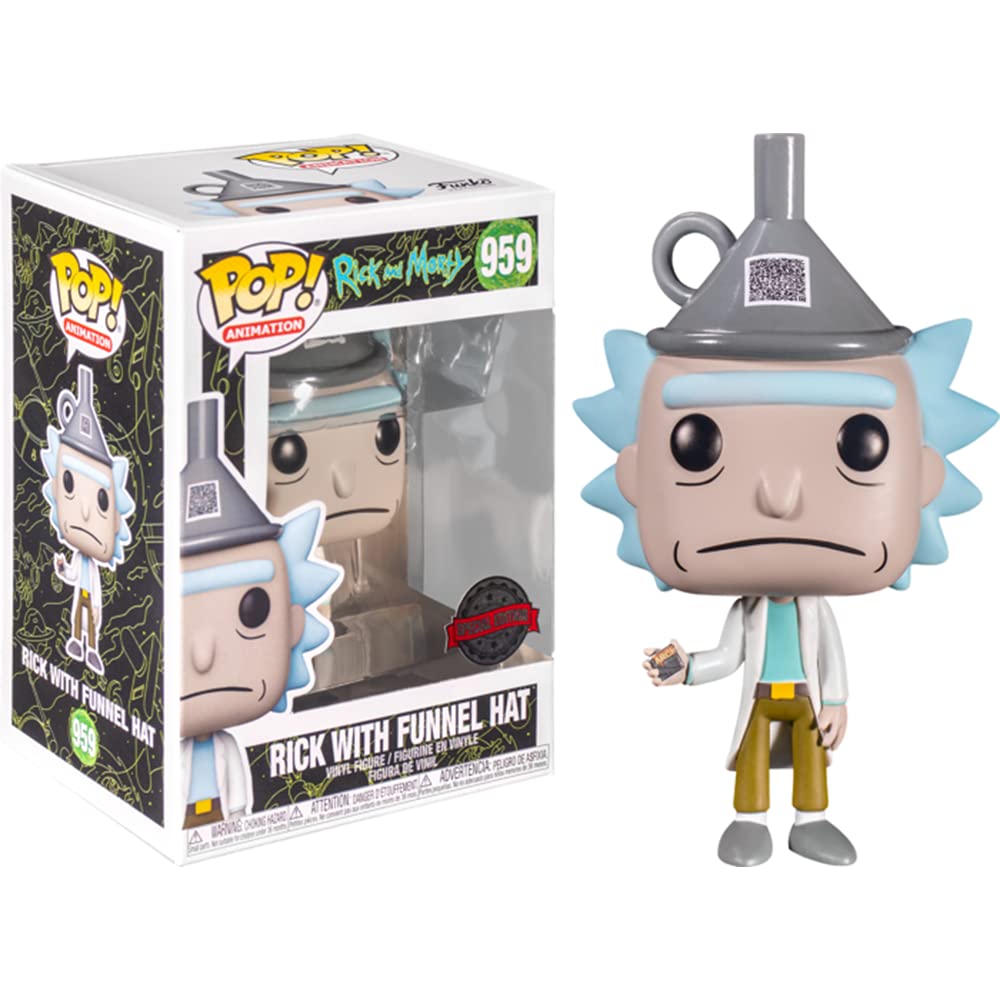 Funko POP! Animation Rick & Morty Rick with Funnel Hat #959 Exclusive