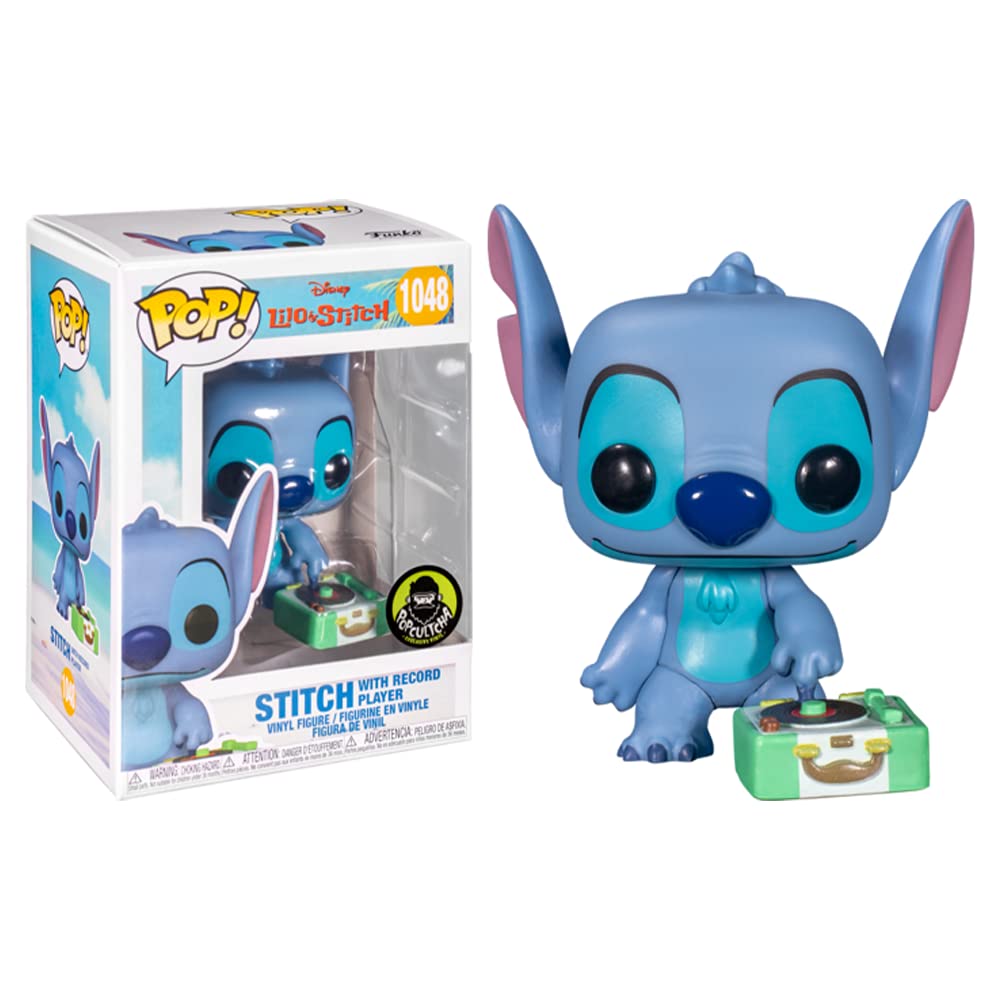 Funko POP! Disney Lilo & Stitch - Stitch with Record Player #1048 (Styles May Vary) Funko Shop Exclusive