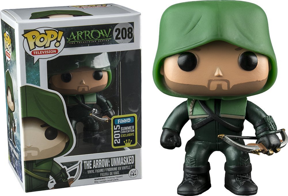 Funko POP! Television #208 Arrow The Arrow Unmasked (SDCC 2015 Exclusive)