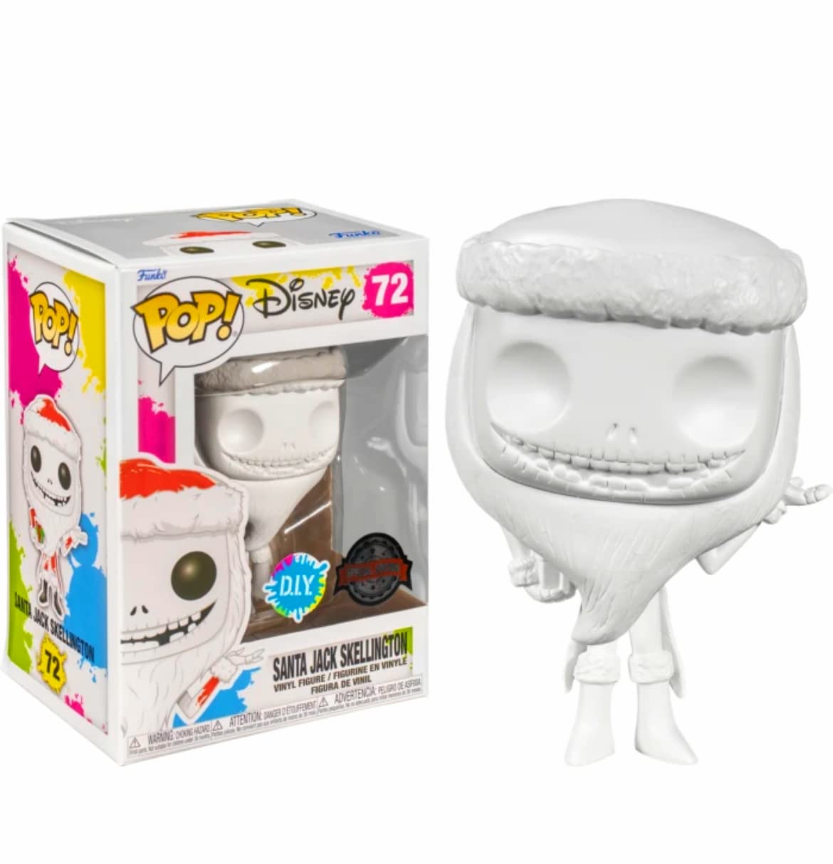 Funko POP! DIY Disney Santa Jack Skellington #72 Exclusive