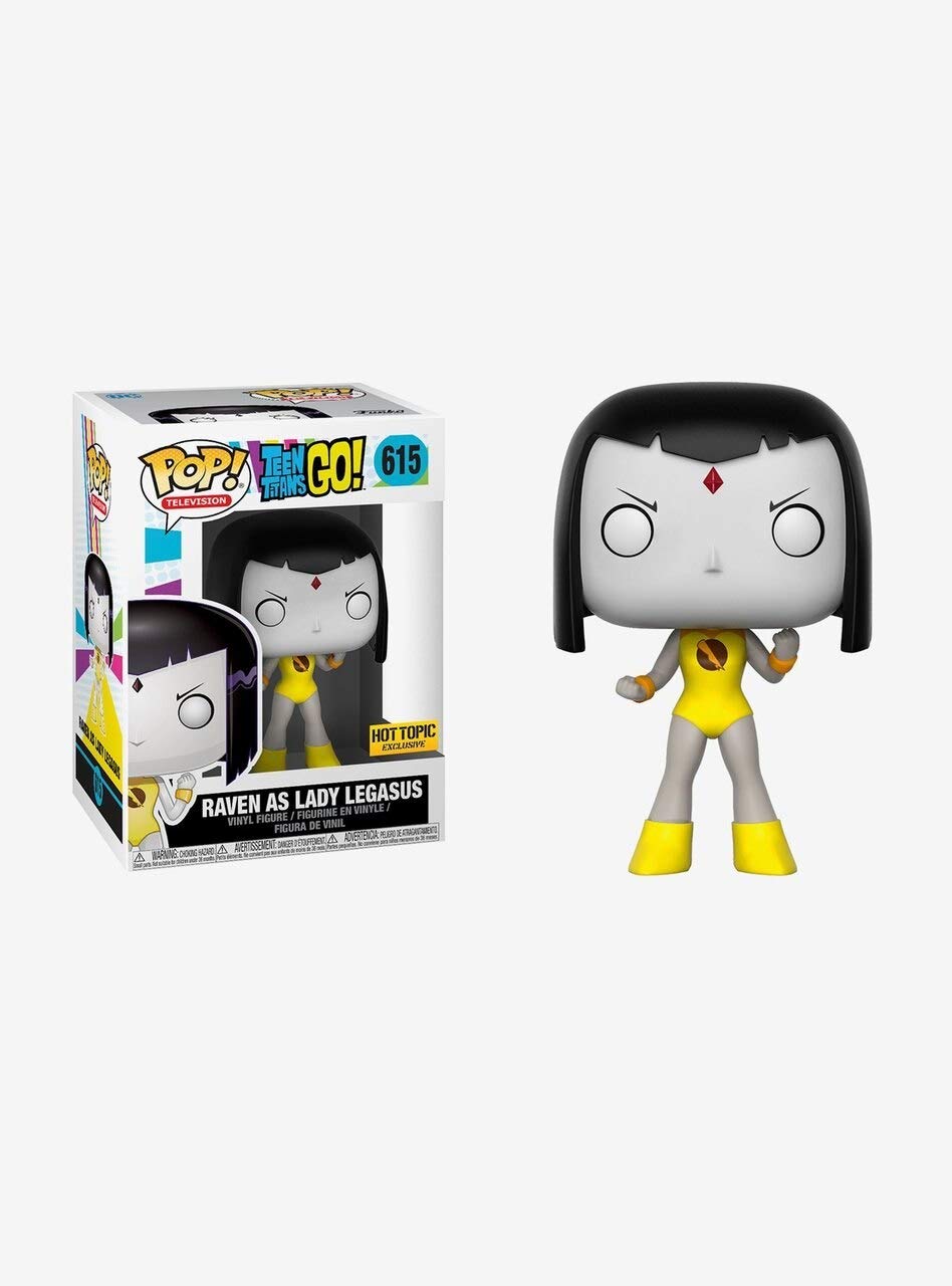 Funko POP! Television Teen Titans Go! Raven as Lady Legasus #615 Hot Topic Exclusive