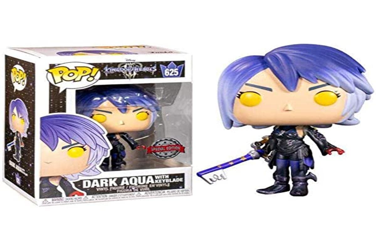 Funko POP! Games Kingdom Hearts III - Dark Aqua W/ Keyblade - Limited Edition Exclusive