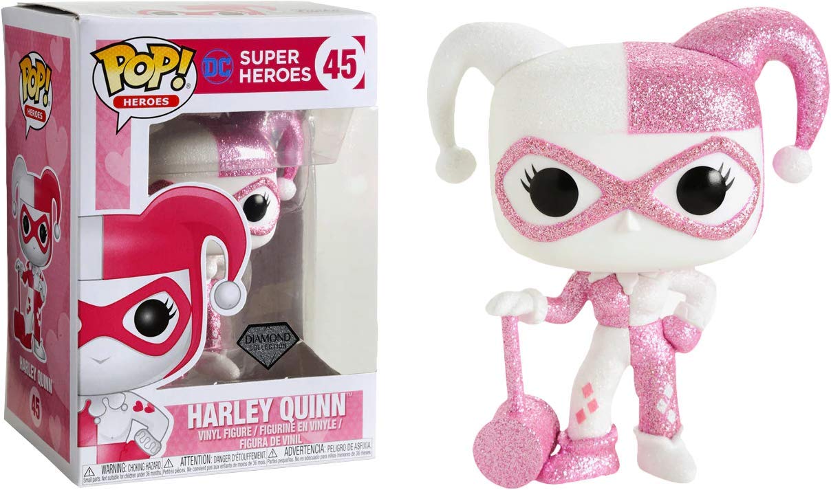 Funko POP! Heroes DC Super Heroes - Harley Quinn Diamond Edition #45 - Hot Topic Exclusive!
