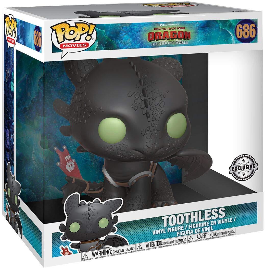 Funko POP! Movies How to Train Your Dragon 3 10 Inch Toothless (Target Exclusive)