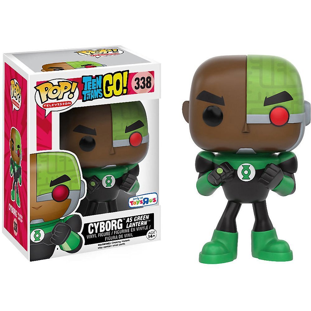 Funko POP! Television Teen Titans GO! Cyborg As Green Lantern #338 Exclusive