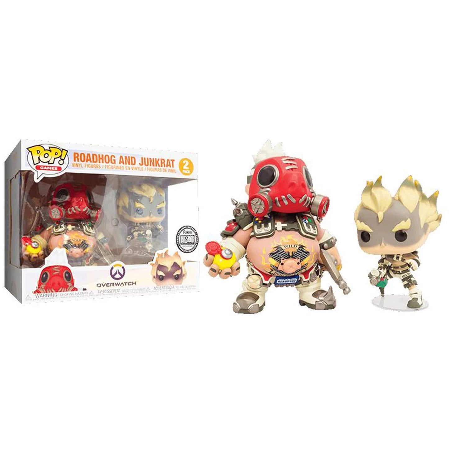 Funko POP! Games Overwatch Roadhog and Junkrat 2 Pack