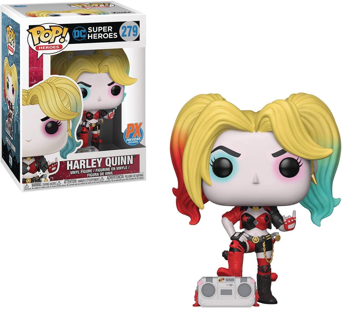 Funko POP! DC Heroes Harley Quinn with Boombox