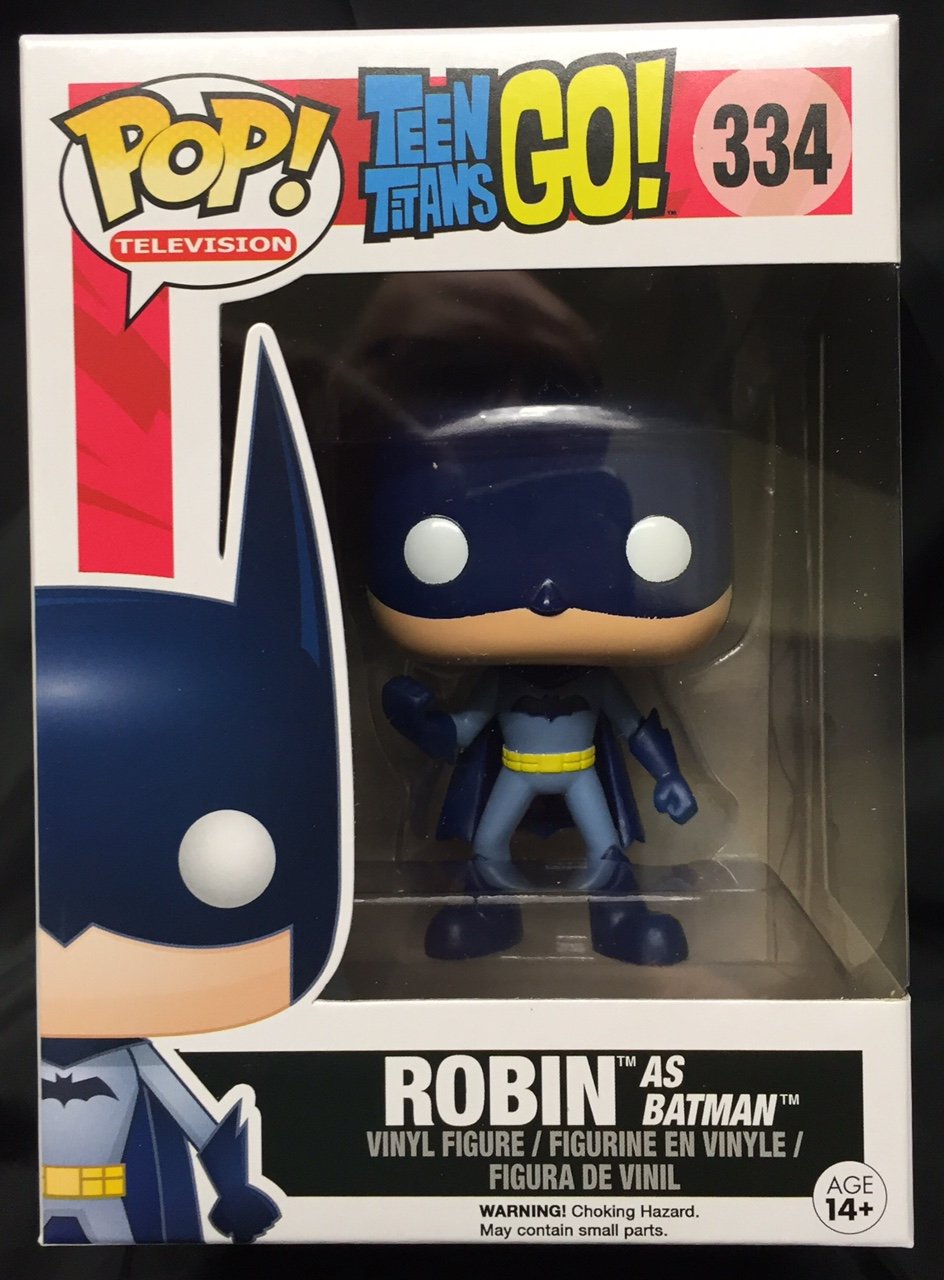 Funko POP! Television DC Teen Titans Go! Robin as Batman Exclusive #334