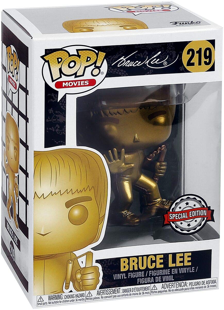 Funko POP! Movies #219 Gold Bruce Lee (Bait Exclusive)