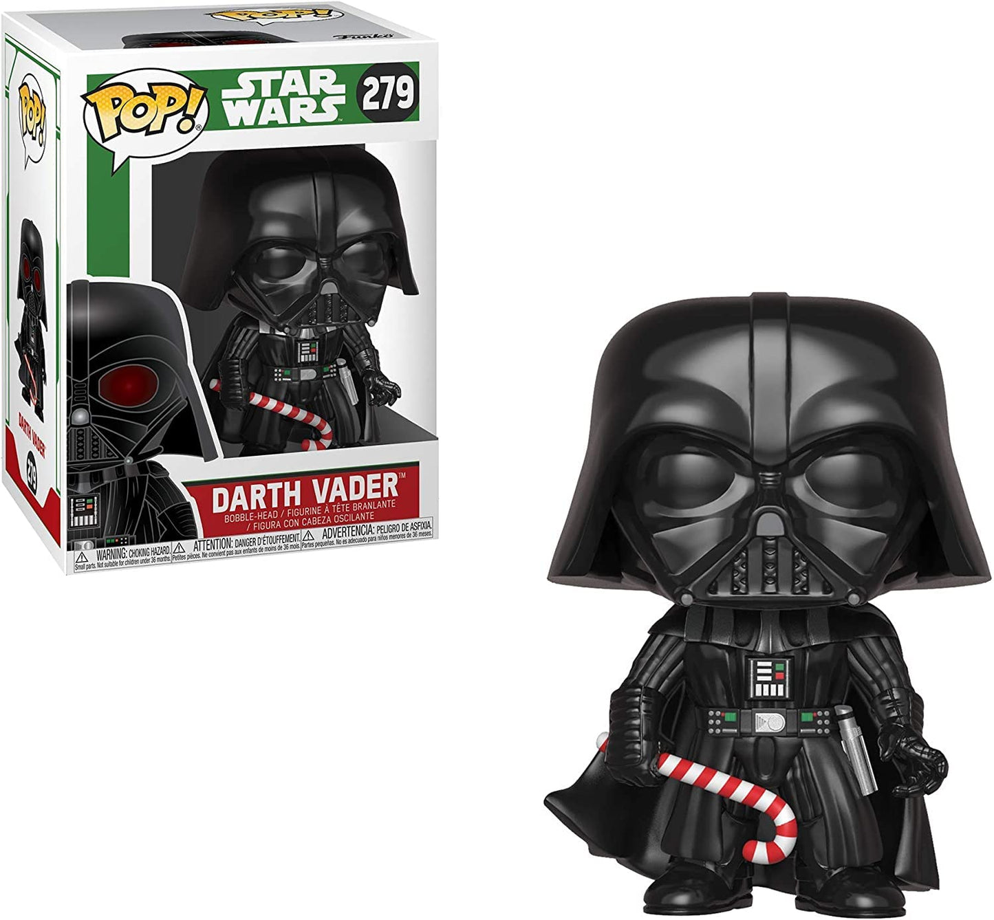 Funko POP! Star Wars Holiday Darth Vader with Candy Cane (Styles May Vary)