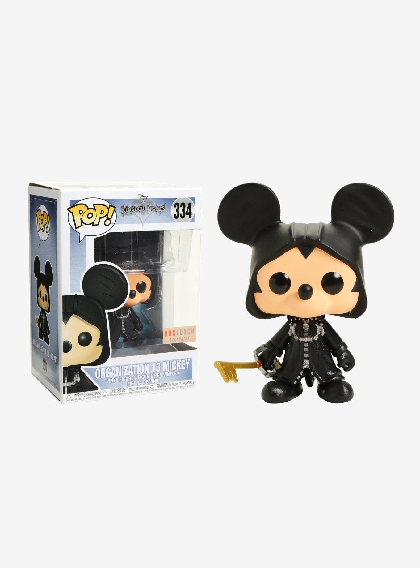 Funko POP! Disney #334 Kingdom Hearts Organization 13 Mickey (Box Lunch Exclusive)