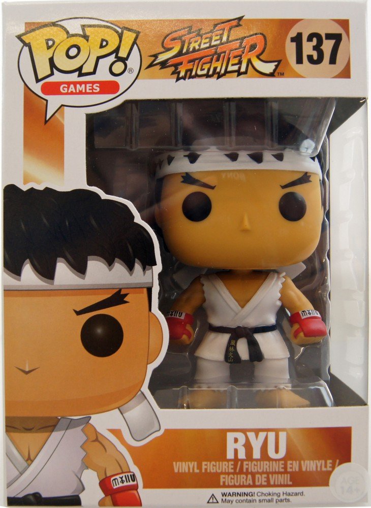 Funko POP! Street Fighter White Ryu GameStop Exclusive