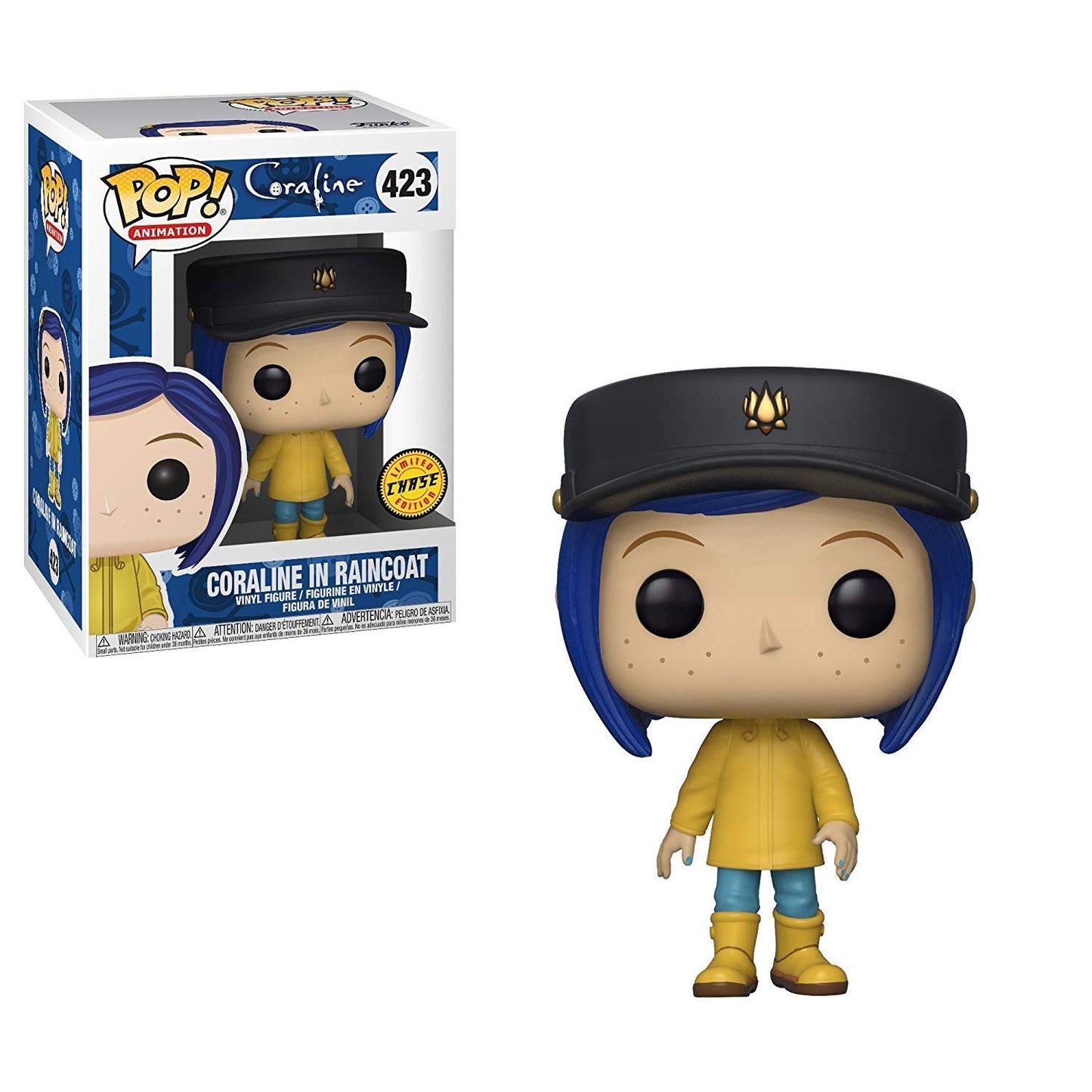 Funko POP! Movies CHASE Coraline in Raincoat #423