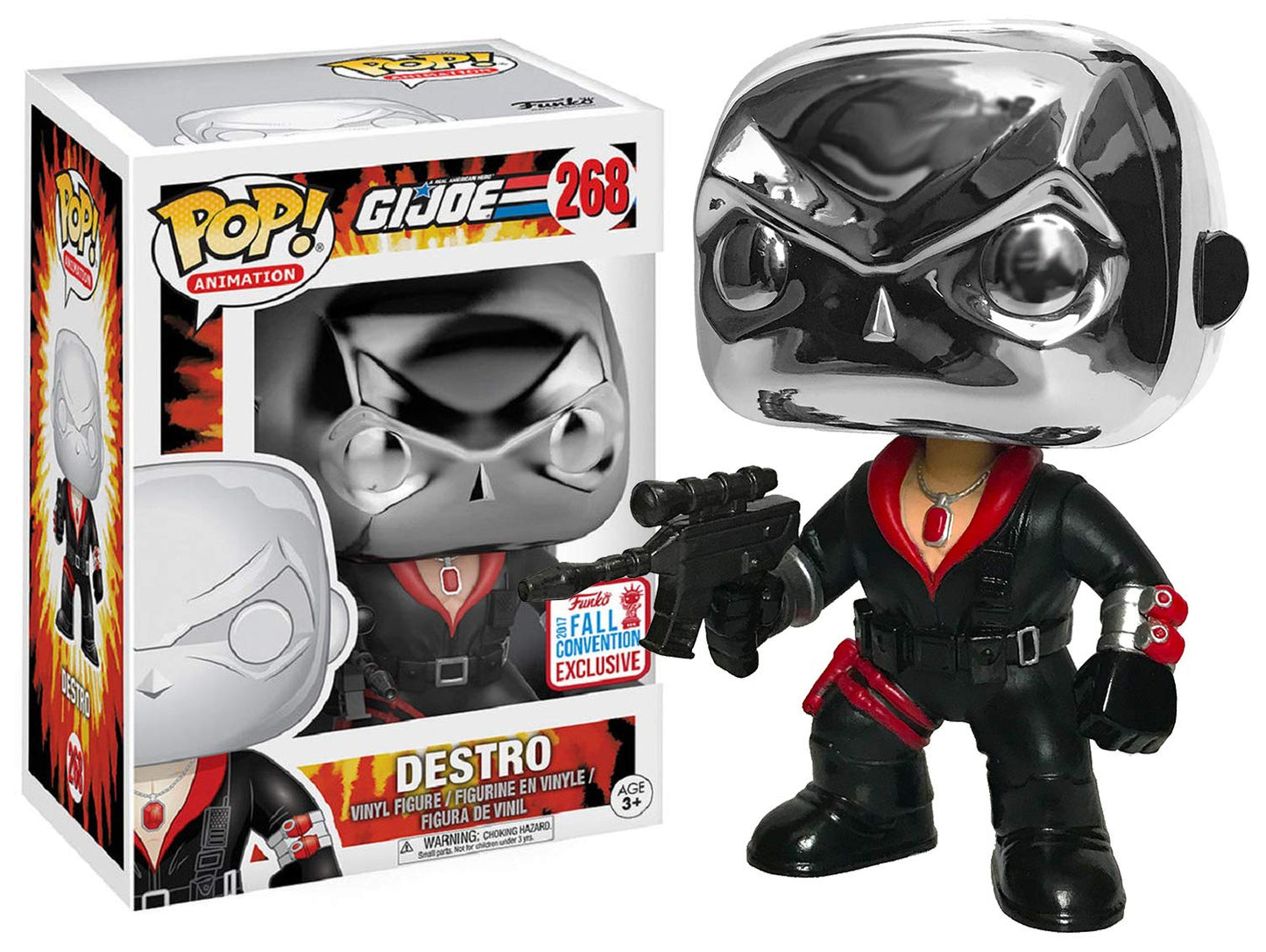 Funko POP! G.I. Joe #268 DESTRO Fall 2017 Convention Exclusive