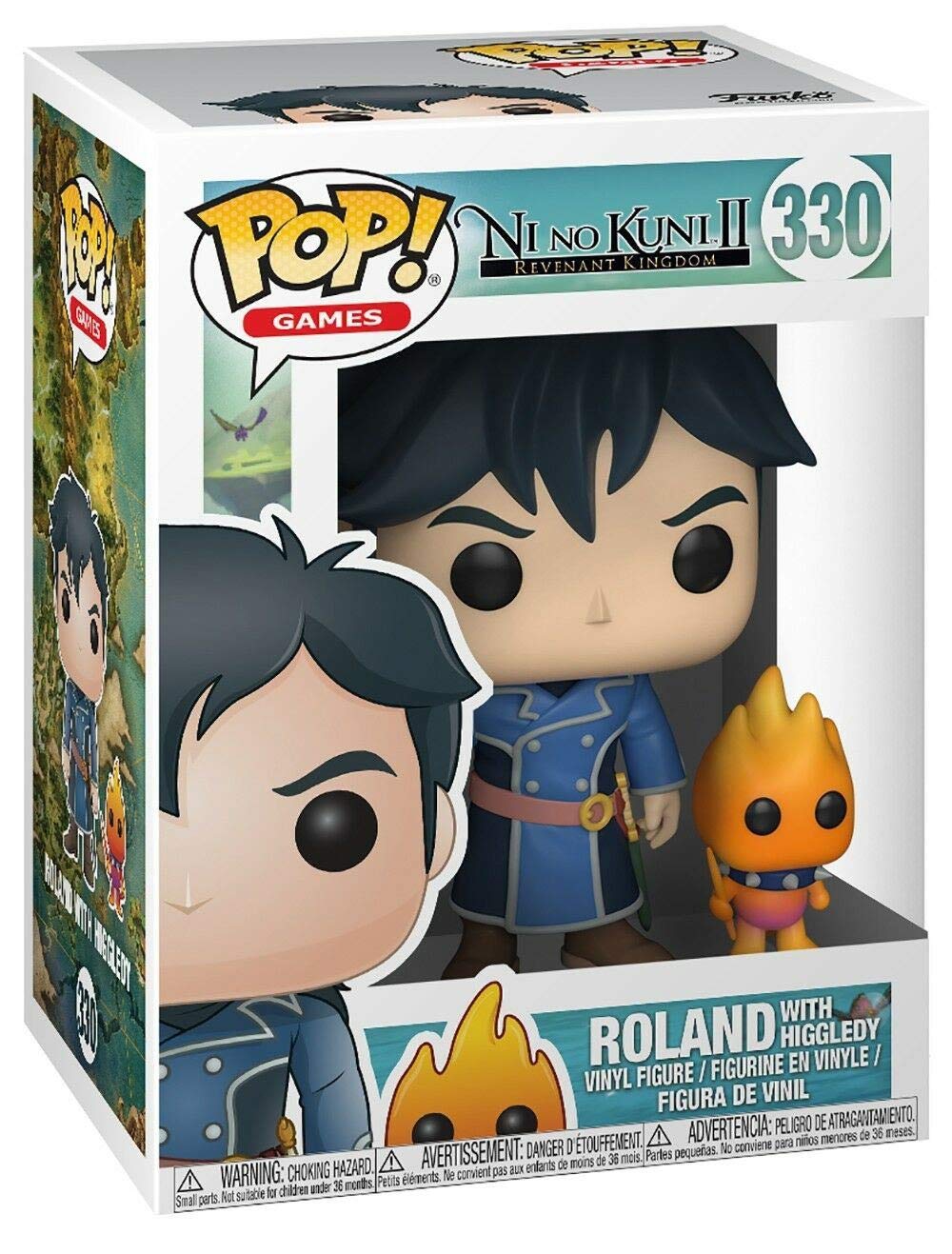 Funko POP! Games: Ni No Kuni S1 (Pop & Buddy)- Roland with Higgledies Collectible Figure