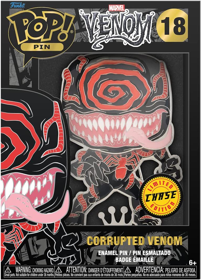 Funko POP! PIn Marvel Venom CHASE Corrupted Venom #18 (Glows)