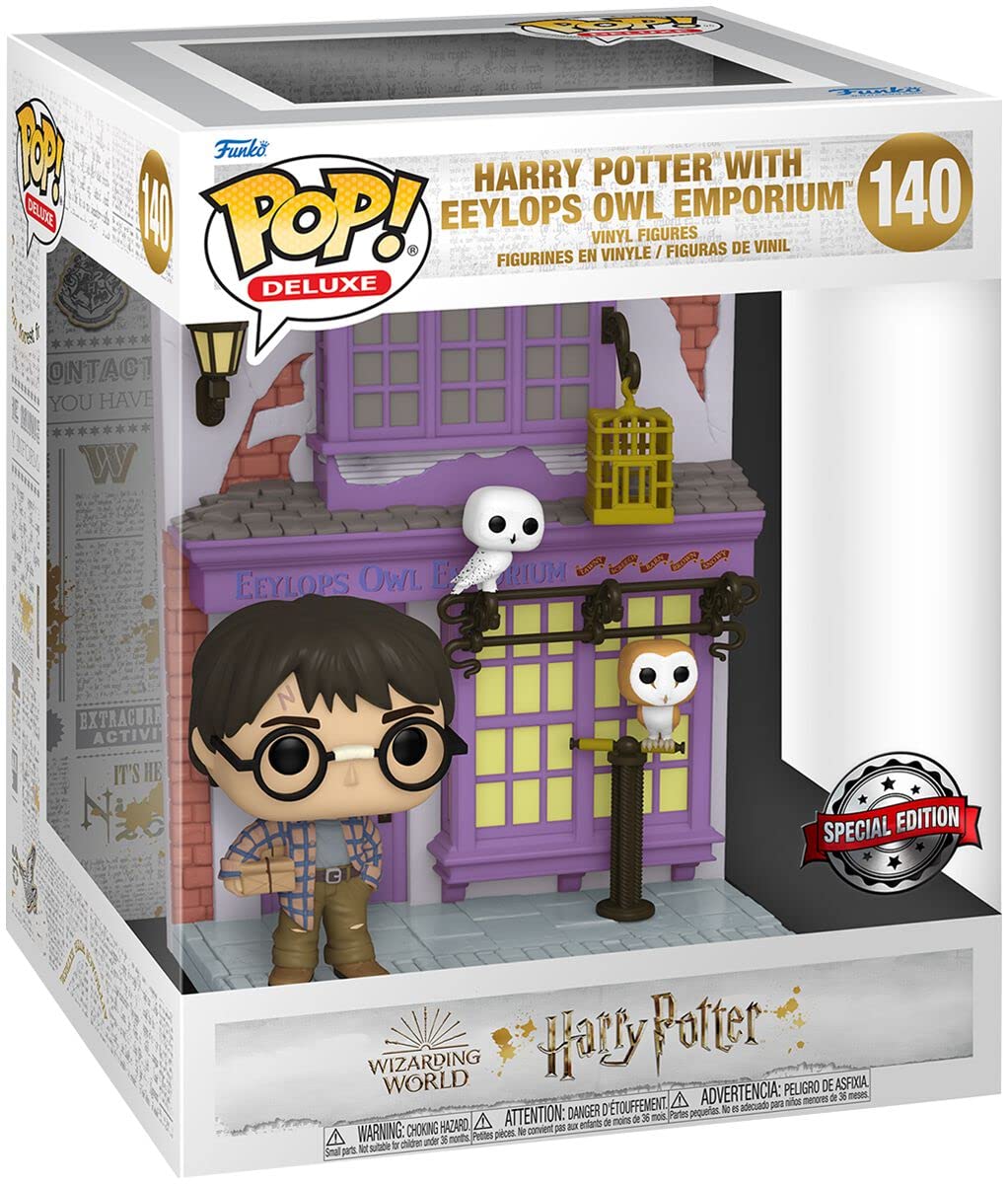 Funko POP! Deluxe: Harry Potter Diagon Alley - Eeylops Owl Emporium with Harry
