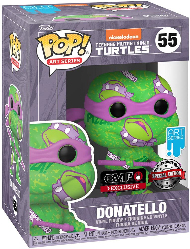 Funko POP! Art Series TMNT Teenage Mutant Ninja Turtles Donatello #55 Exclusive