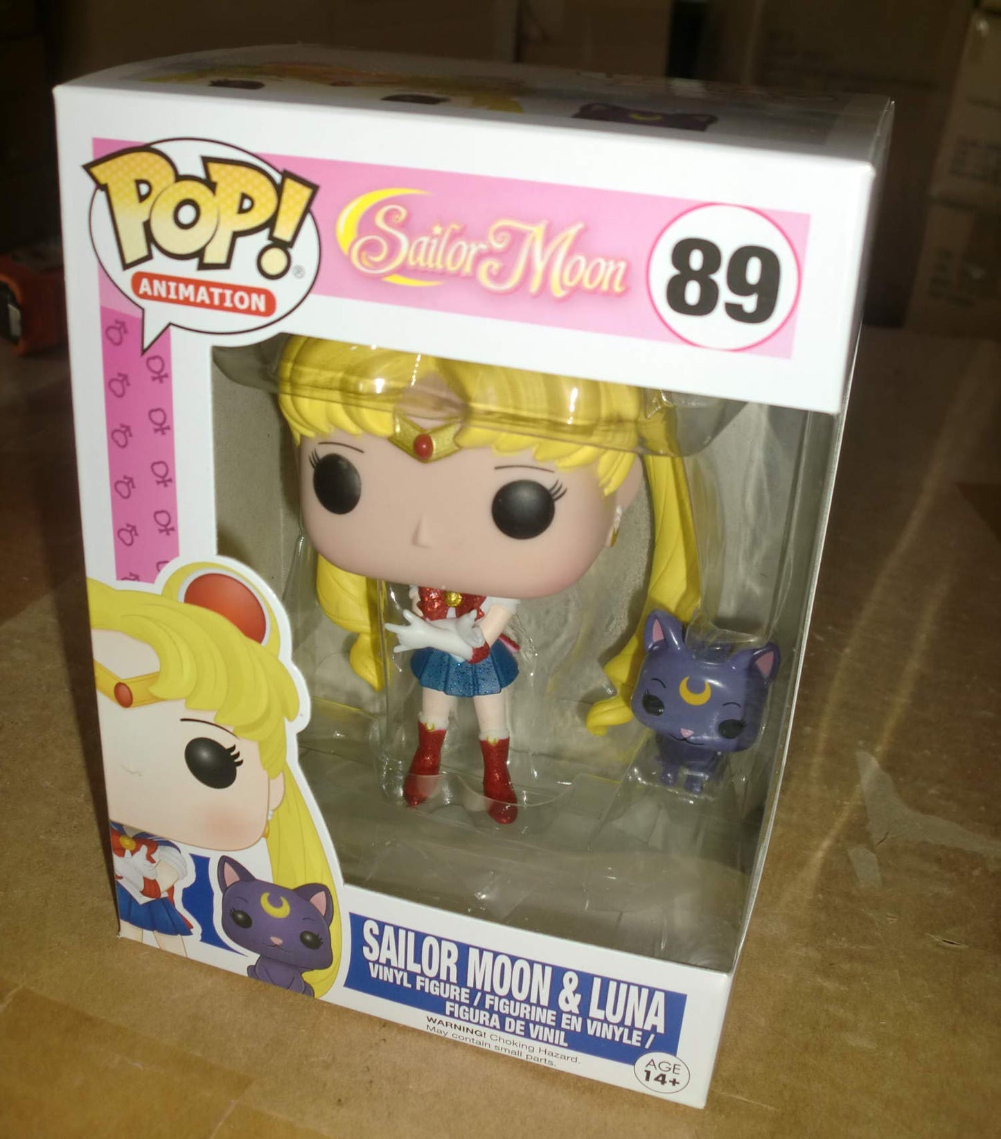 Funko POP! Animation Sailor Moon & Luna Glitter Go! Exclusive