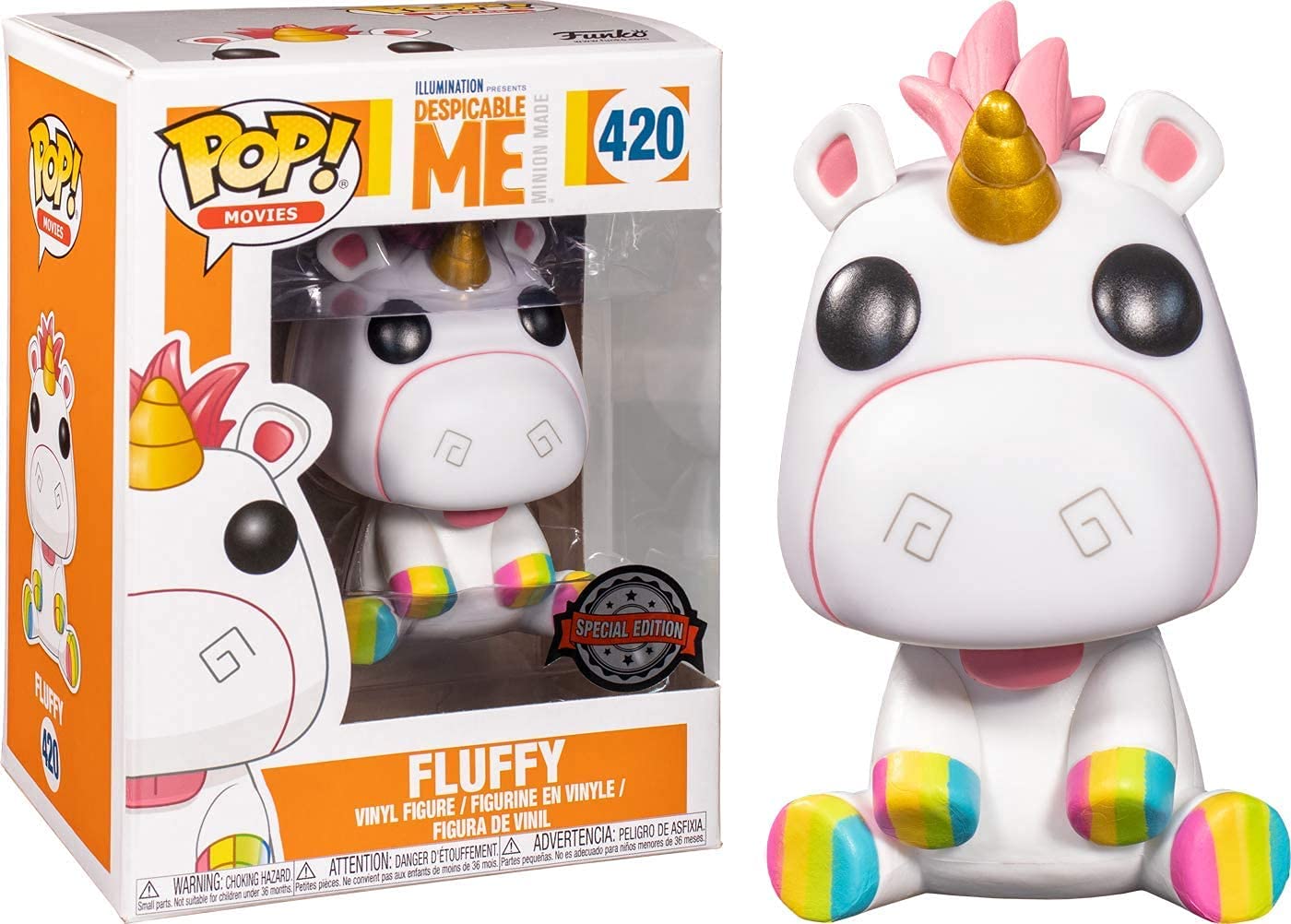 Funko POP! Despicable Me 3 Fluffy Rainbow Hooves Exclusive