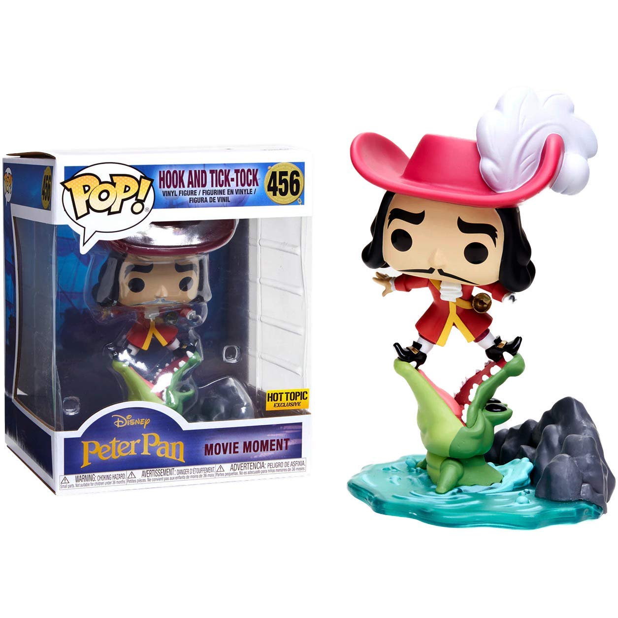 Funko POP! Disney Peter Pan Hook and Tic Tock Movie Moment Hot Topic Exclusive