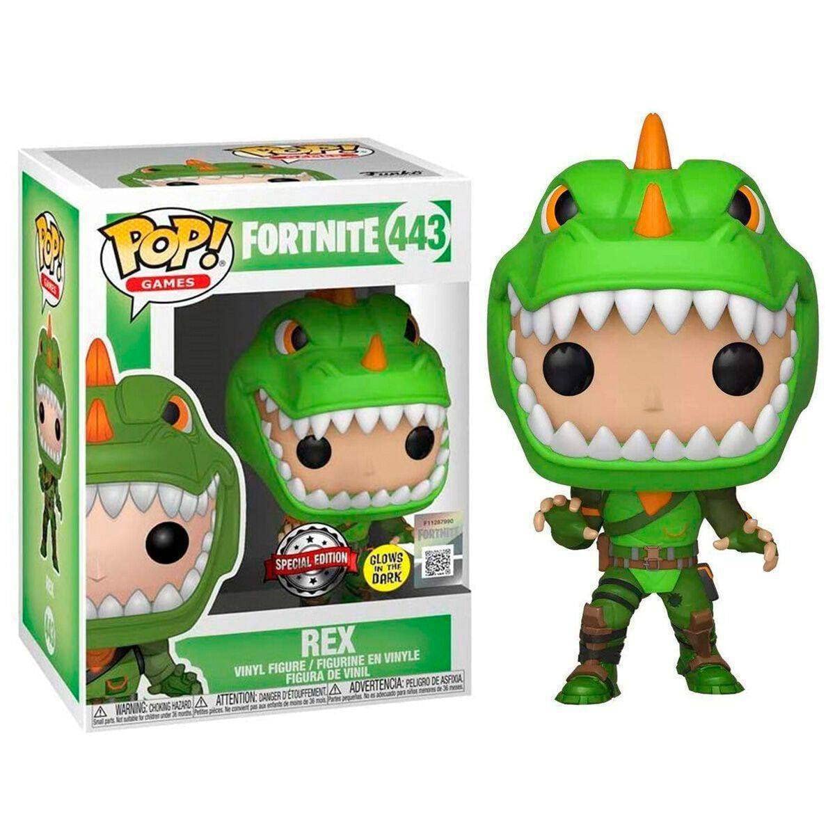 Funko POP! Games Fortnite Rex Glows in the Dark Exclusive #443