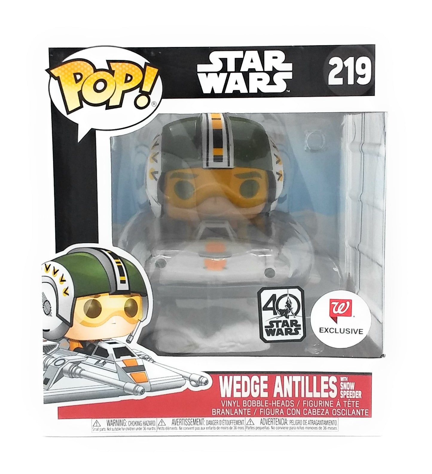 Funko POP! Star Wars Wedge Antilles Snow Speeder #219 Exclusive